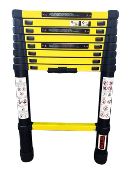 Драбина телескопічна GTM KME1026Y/881026, 2,6м, алюмінієва