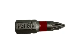Набір ударних біт GTM Impact PZ1, 25мм зі сталі S2, 20 од