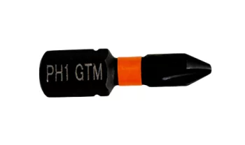 Біта ударна GTM PH1, 25 мм, зі сталі S2, 2 шт