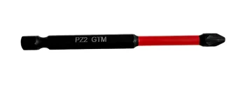 Бита ударна GTM PZ2, 90 мм, набор 2 шт, сталь S2