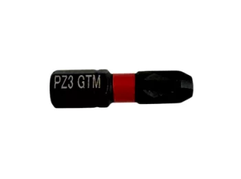 Біта ударна GTM Impact PZ3, 25 мм, зі сталі S2 (комплект 2 шт)
