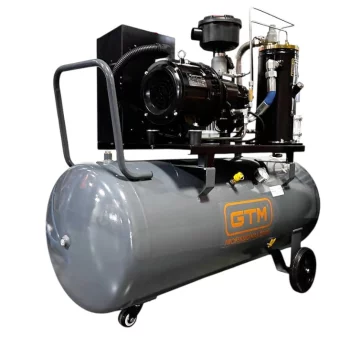 Гвинтовий повітряний компресор GTM DLG5.5V/inv, 200л 680л/хв 5,5кВт 8бар 380В/інвертор