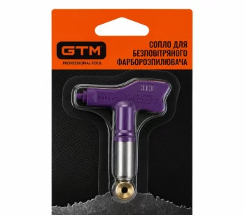 Сопло GTM 313 для безповітряного фарборозпилювача ASG-1500/710, 0,013", факел 150 мм