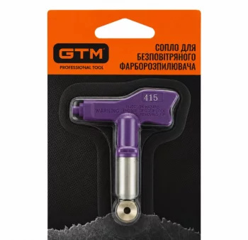 Сопло GTM 415 для безповітряного фарборозпилювача GTM ASG-1500/1010, 0,015", факел 200 мм