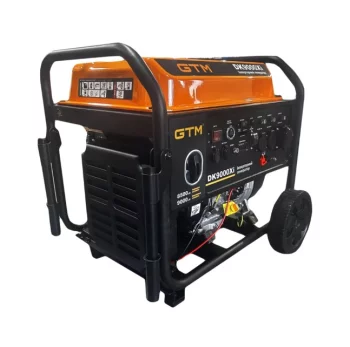 Генератор інверторний GTM DK9000Xi, 8.5 кВт, 220В, руч.старт/електростарт + колеса, до 14 год роботи