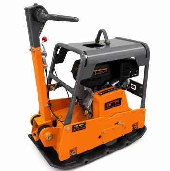 Віброплита GTM GPC330-LCRH, з гідравлічним реверсом, двигун Loncin G390F 14к.с., 300кг, лита плита