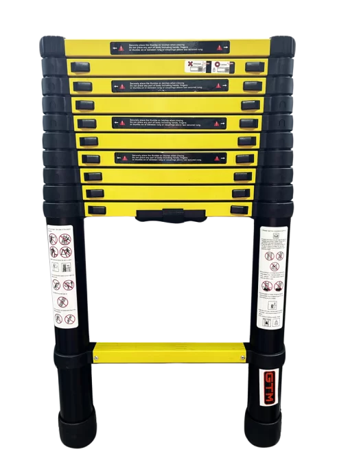 Драбина телескопічна GTM KME1032Y/881032, 3,2м, алюмінієва
