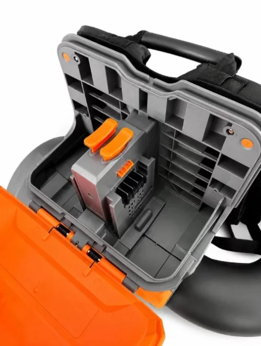 Повітродувка ранцева акумуляторна GTM ABR56/1360BL, 56 В, безщіткова, 1360 м&sup3;/год, без АКБ та ЗП, КАРКАС